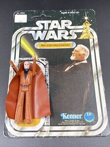 Obi-Wan Kenobi Figure Vintage 1977 Kenner Star Wars Gray Hair As found