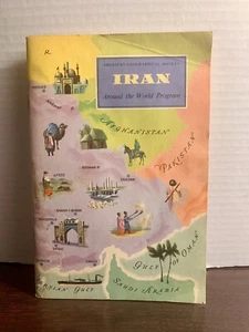 American Geographical Society Around The World Program Iran 1958 Donald Barton - Picture 1 of 4