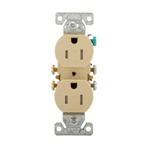 (10) New Cooper Wiring Devices 15A 125V Non-grounding Duplex Receptacle TR270V10 - Picture 1 of 1
