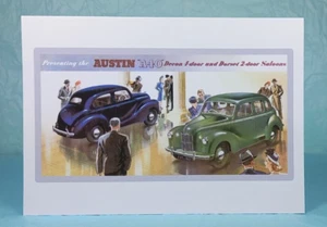 AUSTIN A40 Devon & Dorset - GREETING CARD - Classic Car Memorabilia - Blank - Picture 1 of 3
