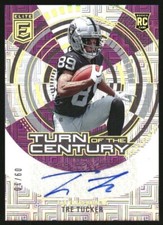 2023 Elite Turn of the Century Autographs Purple #36 Tre Tucker RC Auto /10