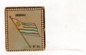 CALCIO  Figurina Stadio ed .BEA 1948-49  BANDIERA  URUGUAY  NR  31 - Picture 1 of 1
