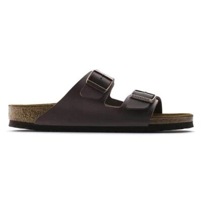 Birkenstock Arizona Birko-Flor Sandals - Regular Unisex - Dark Brown - image 1 of 4