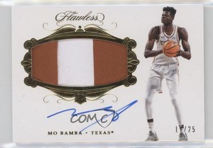 2018-19 Panini Flawless Collegiate /25 Mo Bamba #102 RPA Rookie Patch Auto RC