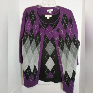 Conjunto suéter CJ Banks para mujer talla 1X - Imagen 1 de 4