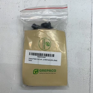 Grepaco Black plastic cord locks and wall hook 25 Piece - Picture 1 of 2
