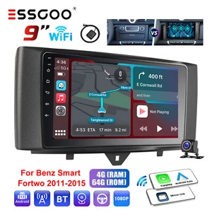 4+64G Android 13 Autoradio Navi GPS für Mercedes Benz Smart Fortwo 451 2010-2015 - Bild 1 von 13