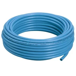 Órbita 1/2 pulgada. Tubo Blu-Lock universal de 50 pies, sin necesidad de abrazaderas, ajuste a presión, azul - Imagen 1 de 8