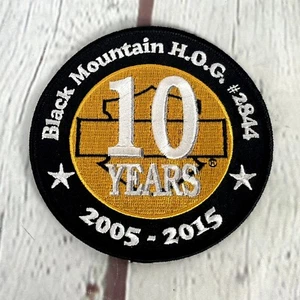 NEU Harley 10 Jahre 4" Patch Black Mountain HOG 2005-2015 - Bild 1 von 3