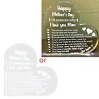 Heart Mothers Day Decorations Love You Forever Mum Sign for Mom Women Girls