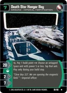 STAR WARS TCG A NEW HOPE DEATH STAR HANGAR BAY 68/180 FOIL M/GEM MINT Tip Top - Picture 1 of 1