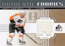 2011-12 SP Game Used Authentic Fabrics Jersey #AF-SH - SCOTT HARTNELL