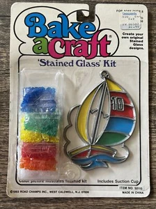 Bake A Craft Stained Glass Kit Sailboat New, Sealed - Picture 1 of 2