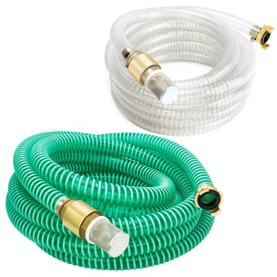 AWM® AWM Saugschlauch 1 Zoll Ansauggarnitur Gartenpumpe Ansaugschlauch Hauswasserwerk