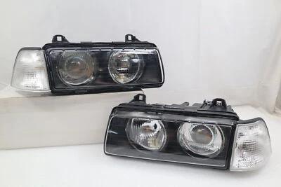 Faro proyector lente de vidrio Depo + luces de esquina transparentes ~ para ~ BMW ~ E36 ti hatchback Foto 1 de 4