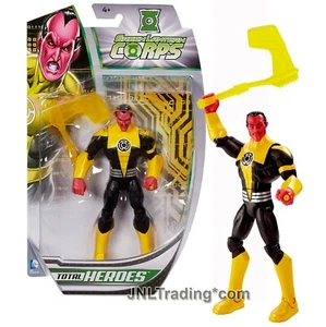 Jahr 2013 DC Comics Total Heroes Green Lantern Corps 6-1/2 Zoll Figur Sinestro - Bild 1 von 1