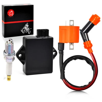 Ignition Coil Spark Plug CDI For Polaris Trail Boss 330 2003-2012 , ATP 330 4X4 - Image 1 of 4