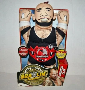 Brodus Clay Funkasaurus WWE WWF Plush Brawlin Buddies Wrestling Toy Doll Figure - Picture 1 of 5