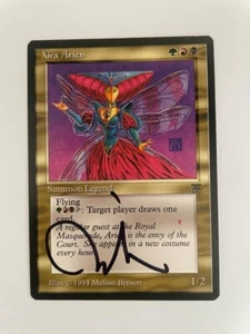 MTG ARTIST PROOF LEGENDS XIRA ARIEN SIGNED BY MELISSA BENSON CREATURE VERY RARE - Picture 1 of 6