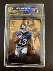 2014 Certified Rookie Retro BLUE #30 Odell Beckham Jr. #/99 RC Rams LSU PGX 9.5 - Picture 1 of 3