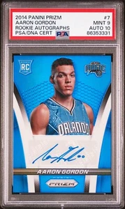 Aaron Gordon 2014 Panini Prizm #7 (238/349) novato radiocontrol autógrafo automático - Imagen 1 de 2