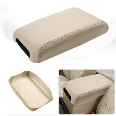 Middle Console Lid Armrest Protect Cover Ivory Tan For Toyota Camry 2012-2017 Foto 1 de 4