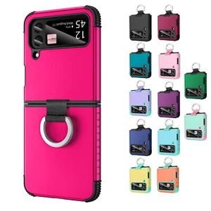 For Samsung Galaxy Z Flip6/Flip5/Flip4/Flip3 5G Case Shockproof Hybrid Cover US - Picture 1 of 31