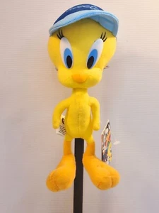 Piolín Pájaro con Gorra de Béisbol Azul Looney Tunes Warner Bros Juguete Suave Peluche 25 cm - Imagen 1 de 7