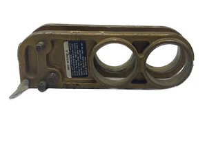 USED VINTAGE Kwikset 2-3/4” - 5” Gold Door Lock Installation Jig - Picture 1 of 6