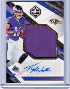 2021 Panini Limited Tylan Wallace Rookie Patch Auto RC #'ed 157/199 - Foto 1 di 1