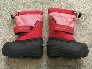 Columbia Childrens Toddlers Girls Snow Botts Size 5C Pink Outdoors Resistant - Picture 1 of 10