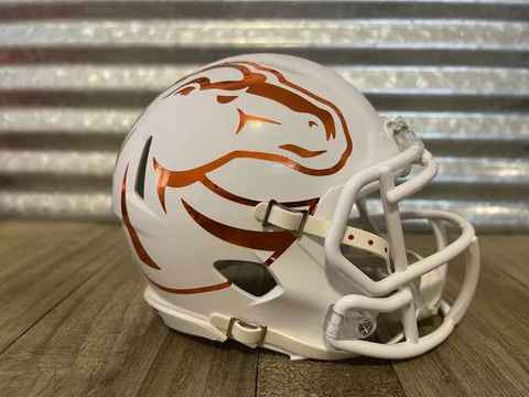 Custom Boise State Broncos (2021 Boise State vs UCF) Speed Mini Helmet Cover