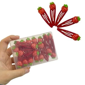 20 Pcs Strawberry Hair Clips Cute Hair Clips Hair Accessories Hair Barrettes ... - Picture 1 of 7