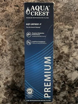 Aqua Crest PREMIUM Refrigerator Water Filter AQF-UKF8001-P  ***SEALED-FREE ship - Image 1 of 4