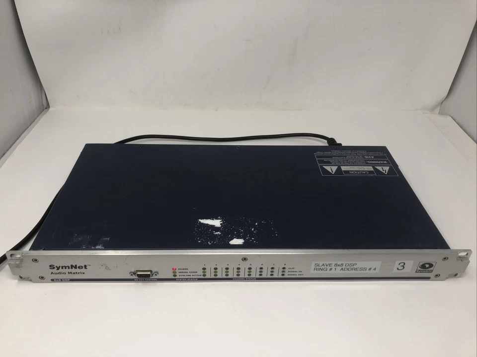 Symetrix SymNet 8x8 DSP High Performance Audio Matrix - Image 1 of 4