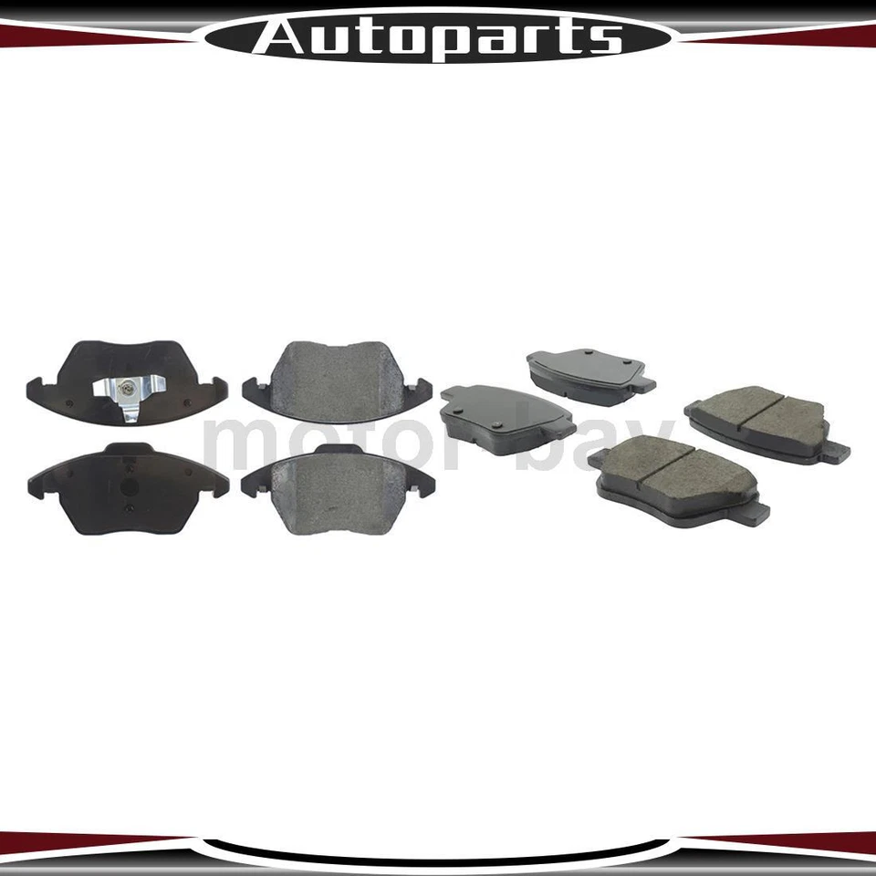 Pastillas de freno delanteras traseras para Volkswagen Jetta 2018 2017 2012 2016 2015 2014 2013 Foto 1 de 4