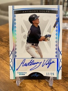 2022 Leaf Trinity - Anthony Volpe Rookie Auto NY Yankees #/25 SSP 🔥📈