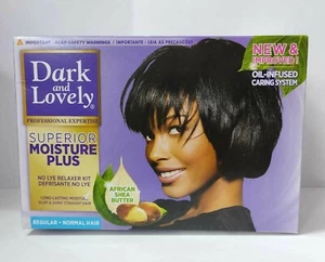 Dark and Lovely Relaxer Kit Regular/ Haarglättungsmittel normales Haar - Bild 1 von 1
