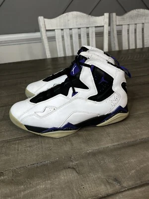 Nike Air Jordan True Flight Para hombres Talla 10.5 EE. UU. 342964-153 Blanco Zapatos Atléticos Foto 1 de 4