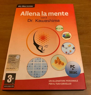 Allena la mente Kawashima CD-ROM originale PC Mac allenatore per il cervello - Image 1 of 2