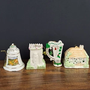Danbury Mint Irish Christmas Ornaments '09-12 Blarney Castle Claddagh Harp Bell - Picture 1 of 17
