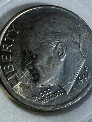 Moneda de diez centavos P Mint Mark 1994 doble matriz error de observación y reserva  Foto 1 de 4