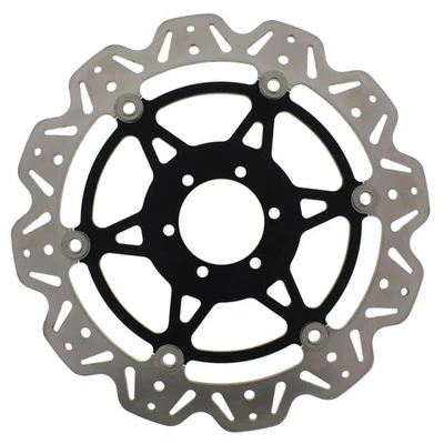 Disque Frein Vee Avant EBC Moyeu Noir pour Yamaha 1200 XJR 1995-1998 - Photo 1/2