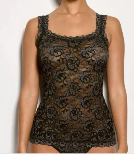 Hanky Panky Women's Signature Lace Camisole, Black Heather, 1X - Image 1 of 1