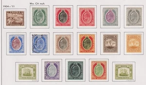 Malta 1904 SG 45-63 MLH/CANC VF/ CAT VALUE $250 - Picture 1 of 1