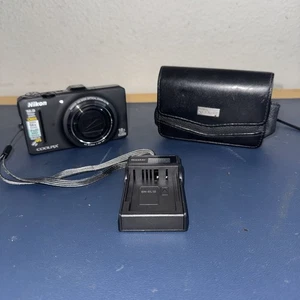 Cámara digital Nikon COOLPIX S9300 16,0 MP 18x zoom óptico negra con canal, batería - Imagen 1 de 14