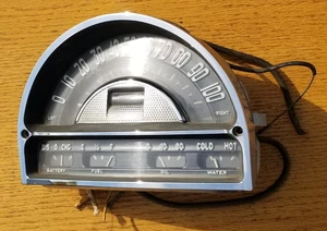 Speedometer Gauge Cluster 1953-54 Pontiac Chieftain Silver Streak 1954 - Picture 1 of 24