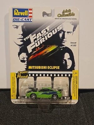 MINT Revell Die-Cast Mitsubishi Eclipse The Fast and the Furious Issue #100 1:64 - Image 1 of 4