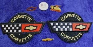 Chevy Corvette Pins Button Patches Bowtie Vette Stingray Lot - Picture 1 of 10