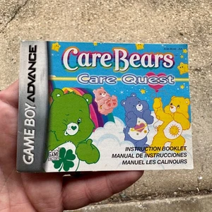 Care Bears Care Quest Nintendo Game Boy Advance Instructional Manual - Picture 1 of 10